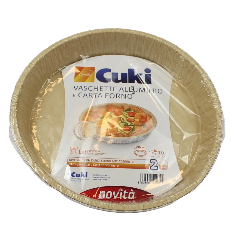 Cuki Vasch Tonda con Cartaforno Tca10 pz 2 – Cartone 24 pz