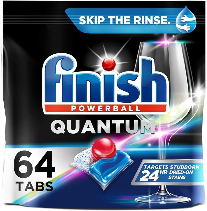 Finish Tabs pz 64 Tuttoin1 Quantum Fresh – Cartone 6 pz