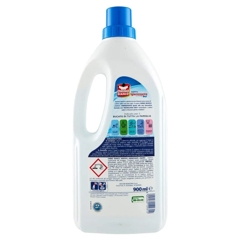 Omino Bianco Candeggina Disinfettante — Vendita all'ingrosso a cartone
