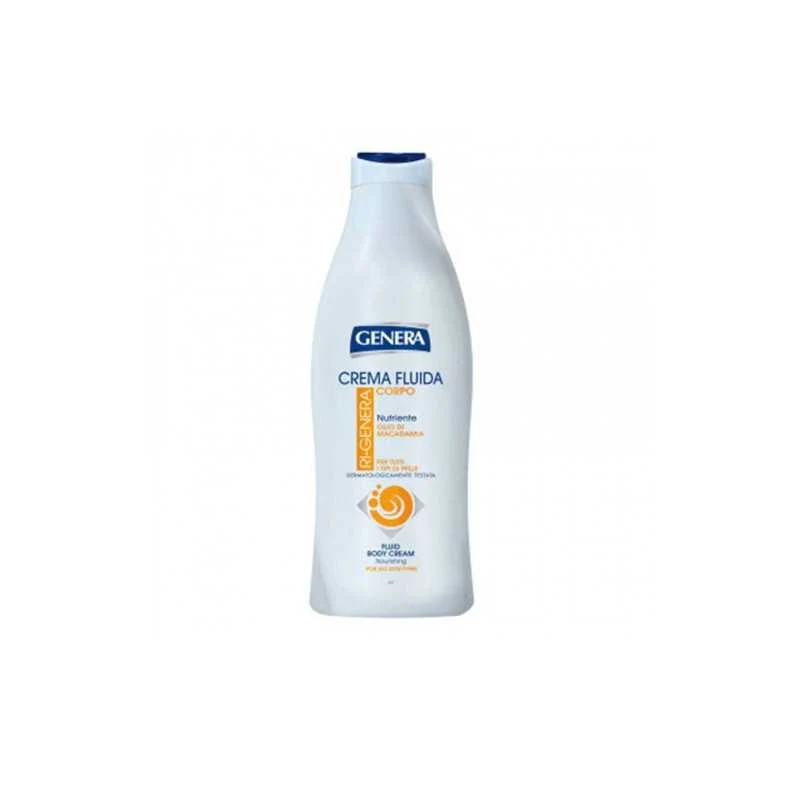 Genera Fluida 500ml — Crema Corpo Fluida · Cartone da 12 flaconi