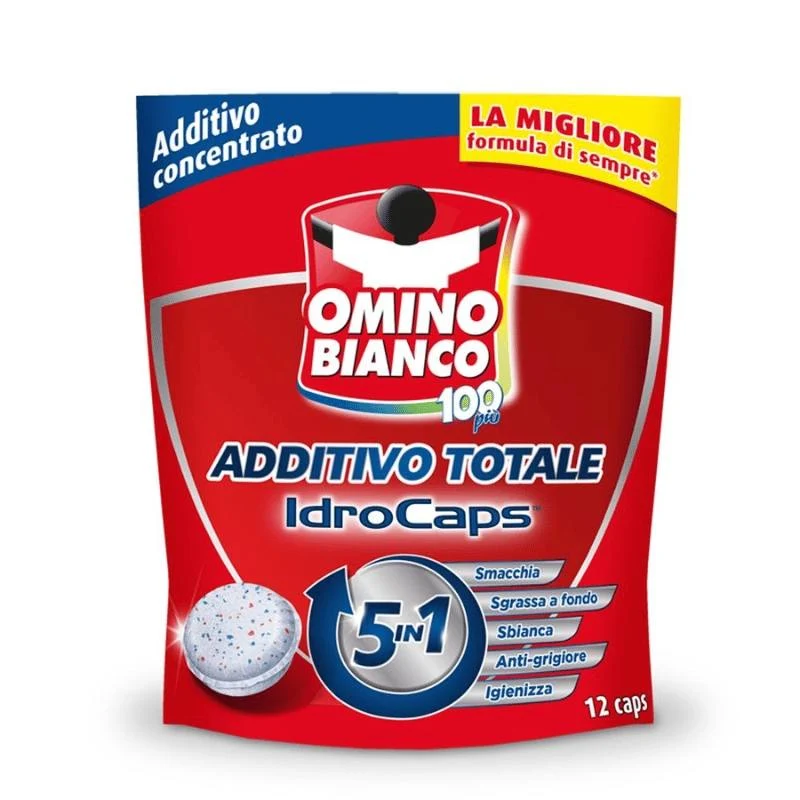 Omino Bianco B Additivo Idrocaps pz 10 – Cartone 12 pz