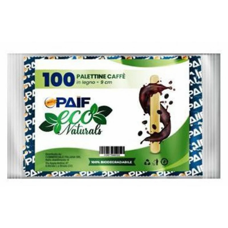 Caffe'palettine Legno 100pz (paif) – Cartone 30 pz