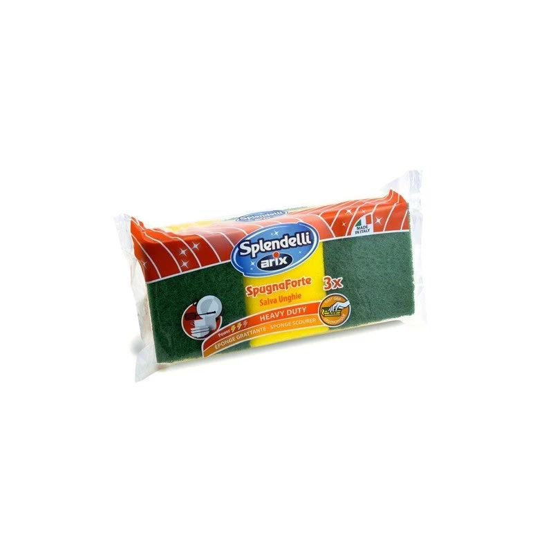 Arix Spugna+retina Abrasiva Impugnat pz 3 – Cartone 24 pz