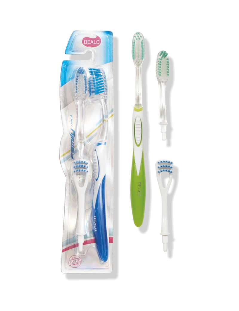 Dealo Spazzolino Family Denti&lingua – Cartone 12 pz