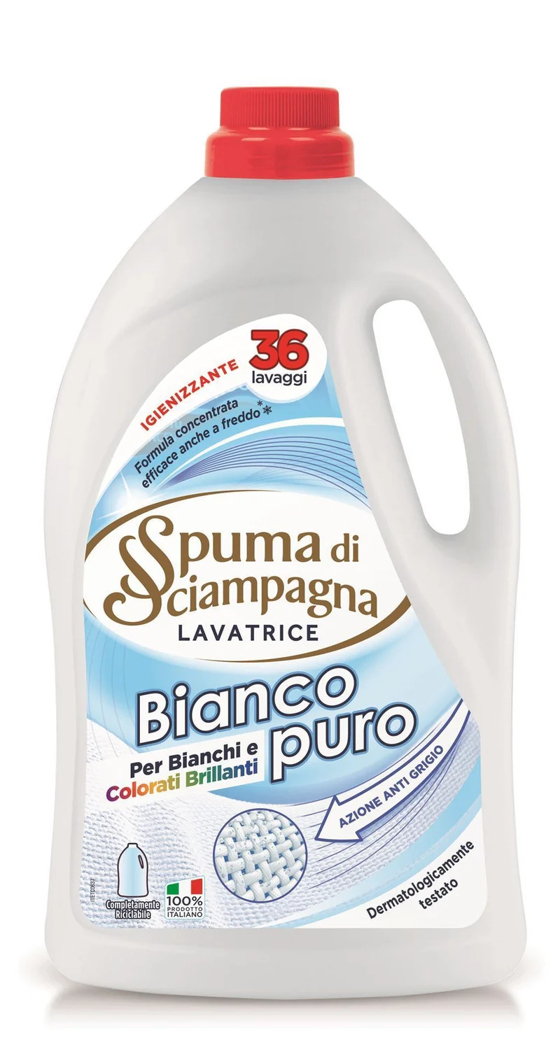Spuma di Sciampagna Detersivo Bucato — Vendita all'ingrosso a cartone