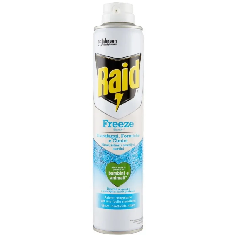 Raid Spray Scar Form Cimici 350ml Freeze – Cartone 12 pz