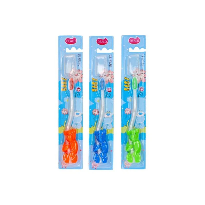 Dealo Spazzolino Baby Orsetto+coprisetola – Cartone 12 pz