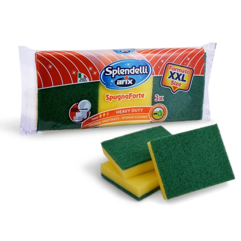 Arix Spugna+retina Abrasiva Grande pz 3 – Cartone 15 pz