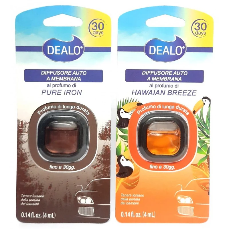 Dealo Deodorante Auto Membrana Mix – Cartone 24 pz