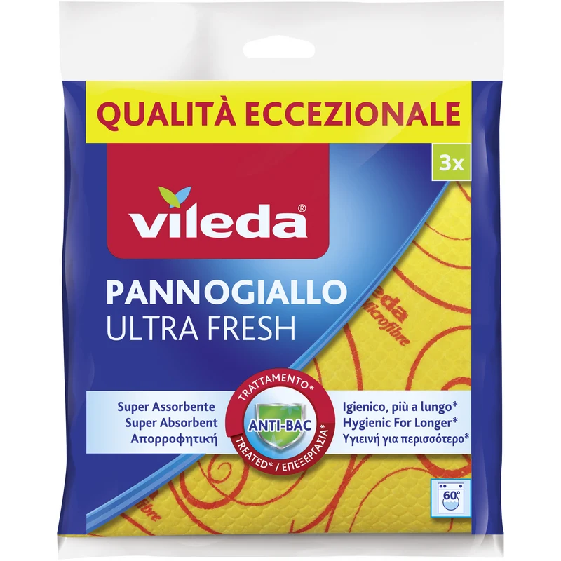 Vileda Pannogiallo pz 3 – Cartone 20 pz