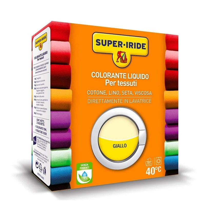 Super Iride Colorante Liquido per Tessuti · Vendita all'ingrosso a cartone