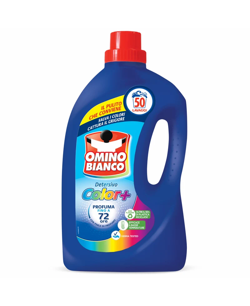 Omino Bianco Bucato — Detersivo Lavatrice 50 Lavaggi · Cartone da 6 confezioni