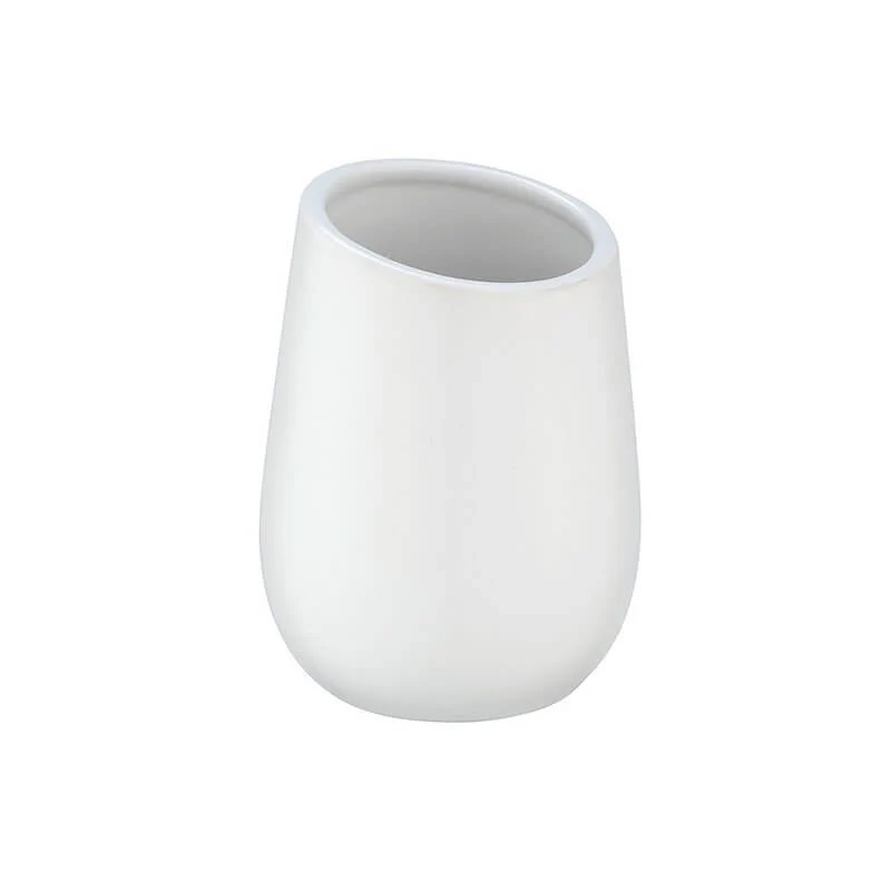 Portaspazzolino Bianco In Ceramica Badi - Wenko