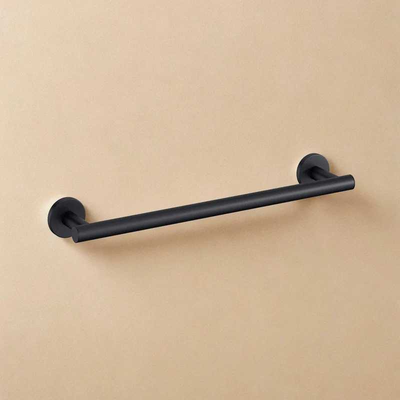 Porta Salviette Tondo 45,5 cm Nero Opaco Architect Sp - Cosmic