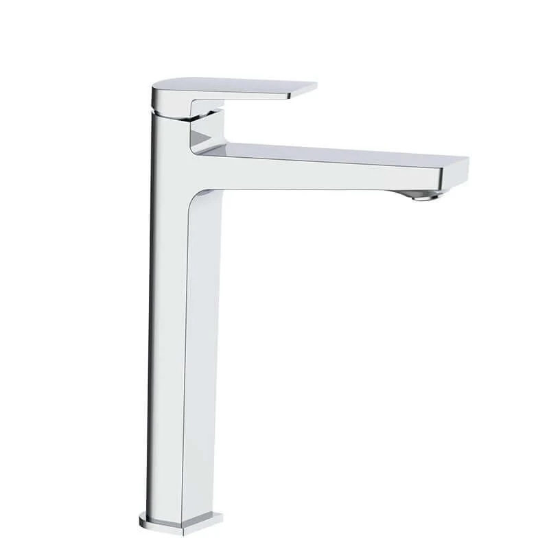 Miscelatore Lavabo Alto Con Piletta Click Clack Cromo Lucido - Sun