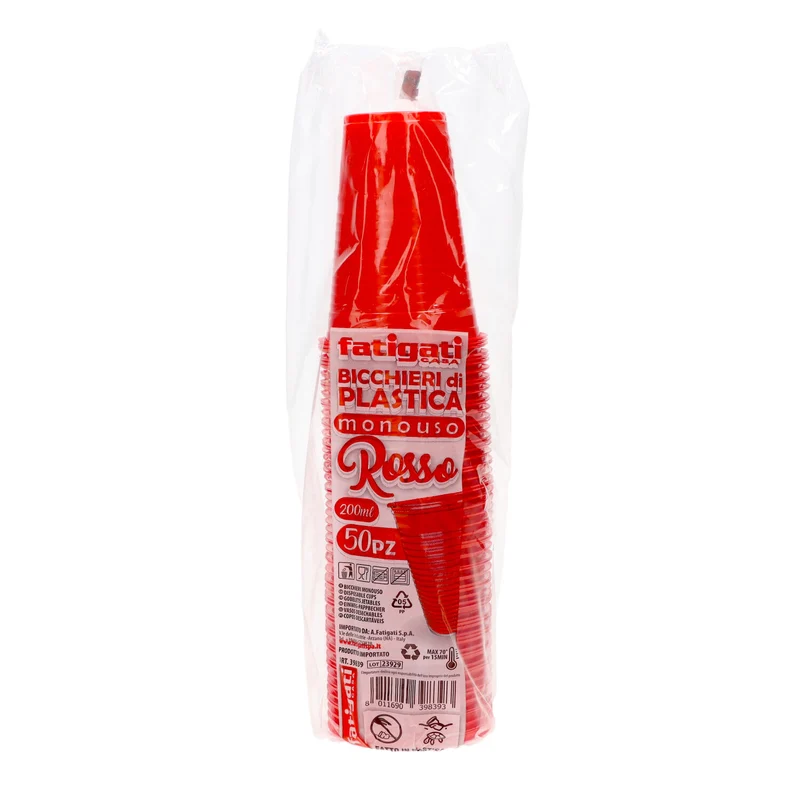 Fatigati Bicchieri Acqua Monouso 200cc — HoReCa · Vendita all'ingrosso a cartone