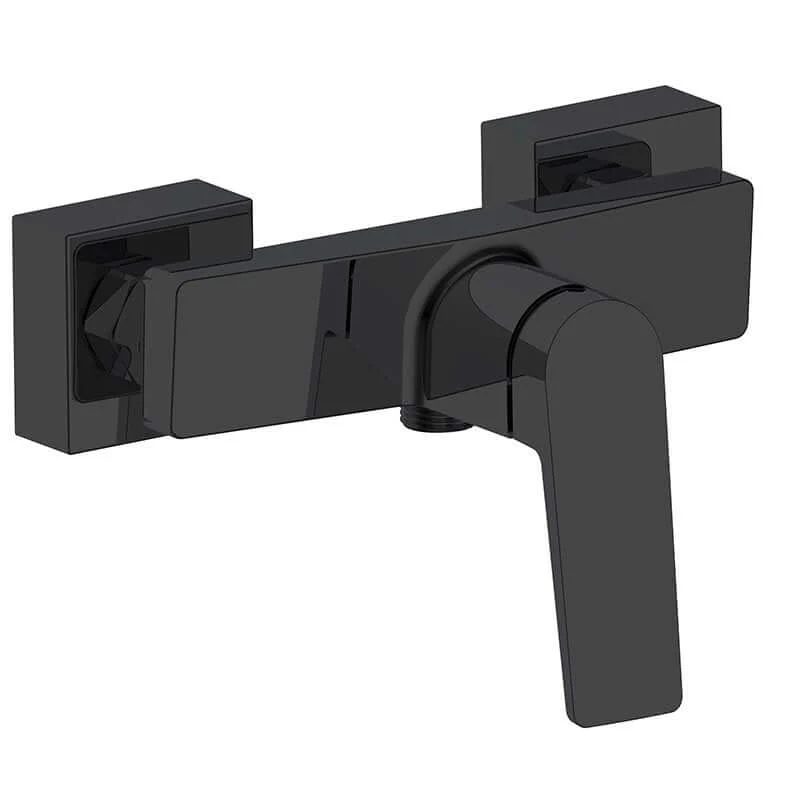 Miscelatore Vasca Doccia Con Doccia Duplex Nero Satinato - Sun