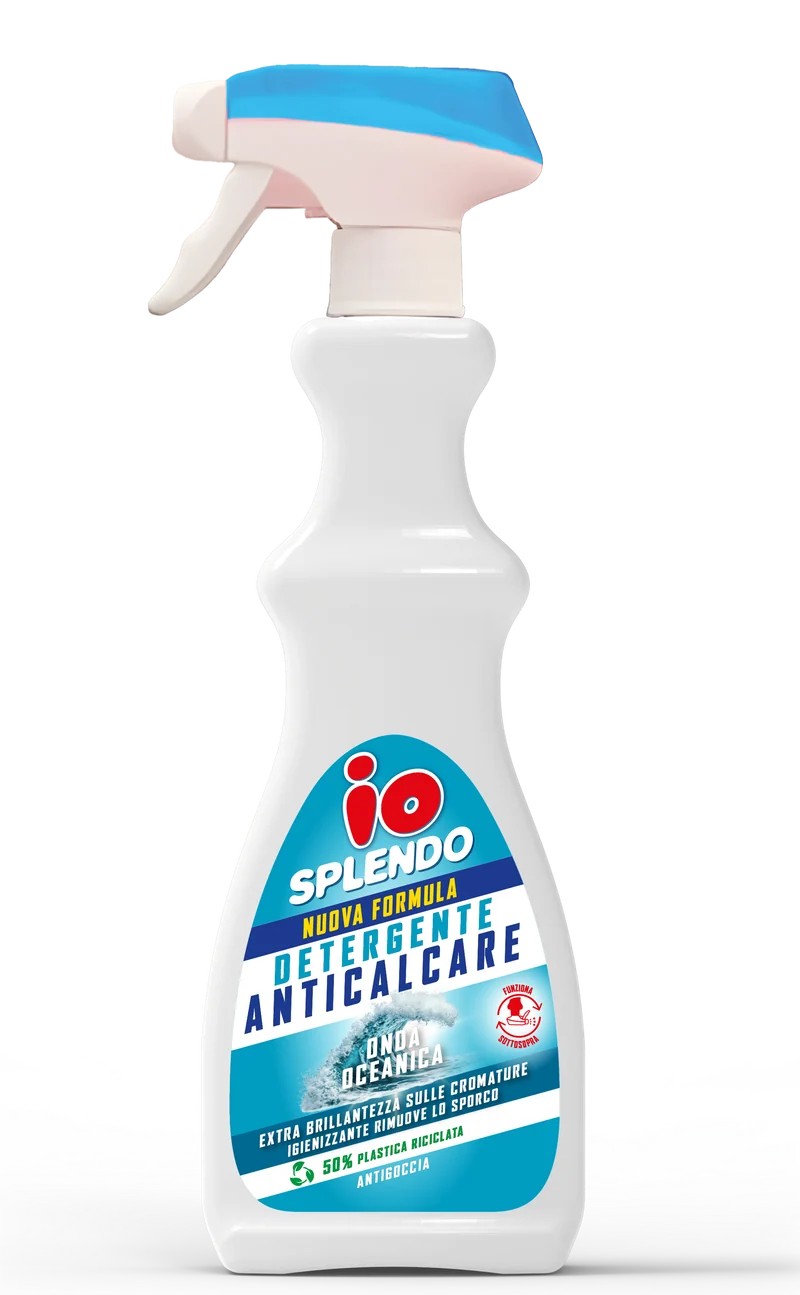 Io Splendo Spray 625ml — Detergente per Vetri e Superfici · Vendita all'ingrosso a cartone