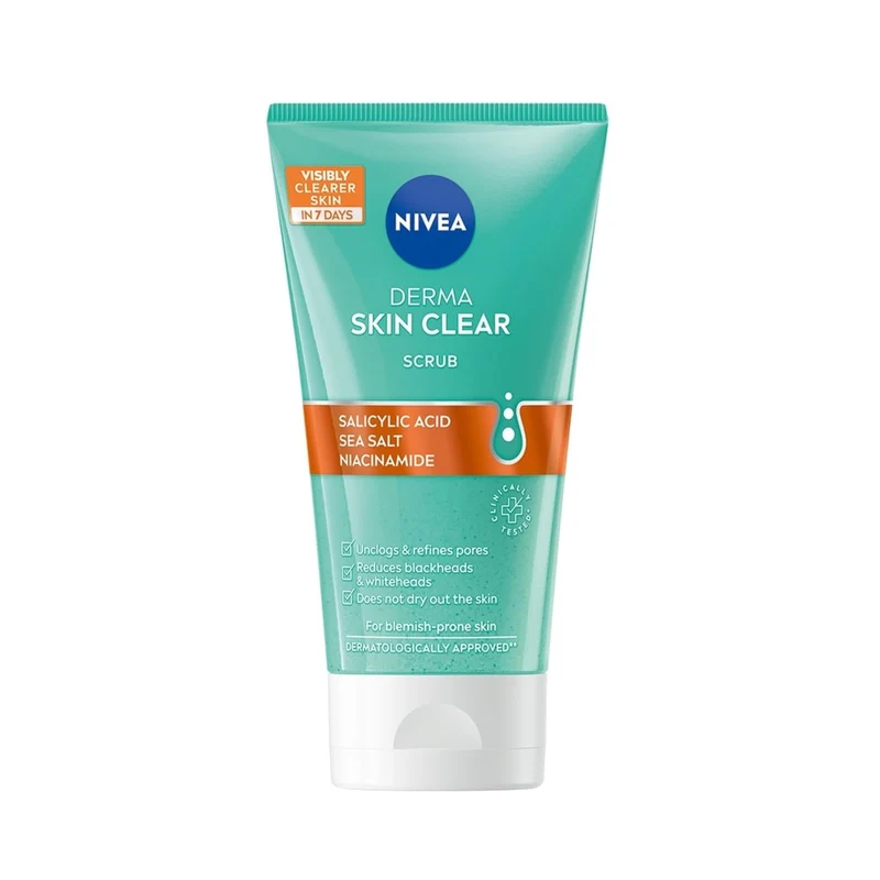 Nivea Detergente Derma Skin Scrub 150ml – Cartone 12 pz