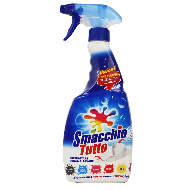 Smacchio Spray 500ml Smacchiatore Tessuti Bianchi&colorati – Cartone 12 pz