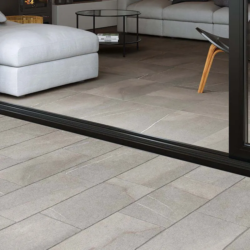 Gres Porcellanato Effetto Pietra Bocciardato 40x60 Piasentina Stone Lab - Herberia