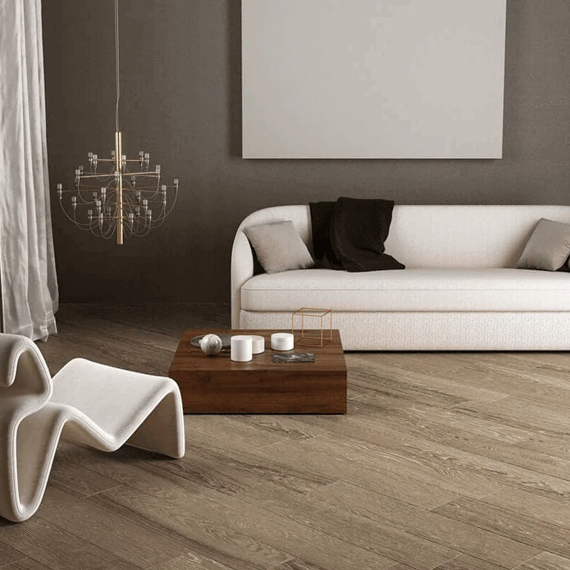 Gres Porcellanato Effetto Legno Naturale 20,3x90 Rovere Anticato - Herberia