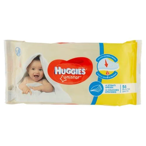 Huggies Salviettine Baby pz 56 – Cartone 10 pz