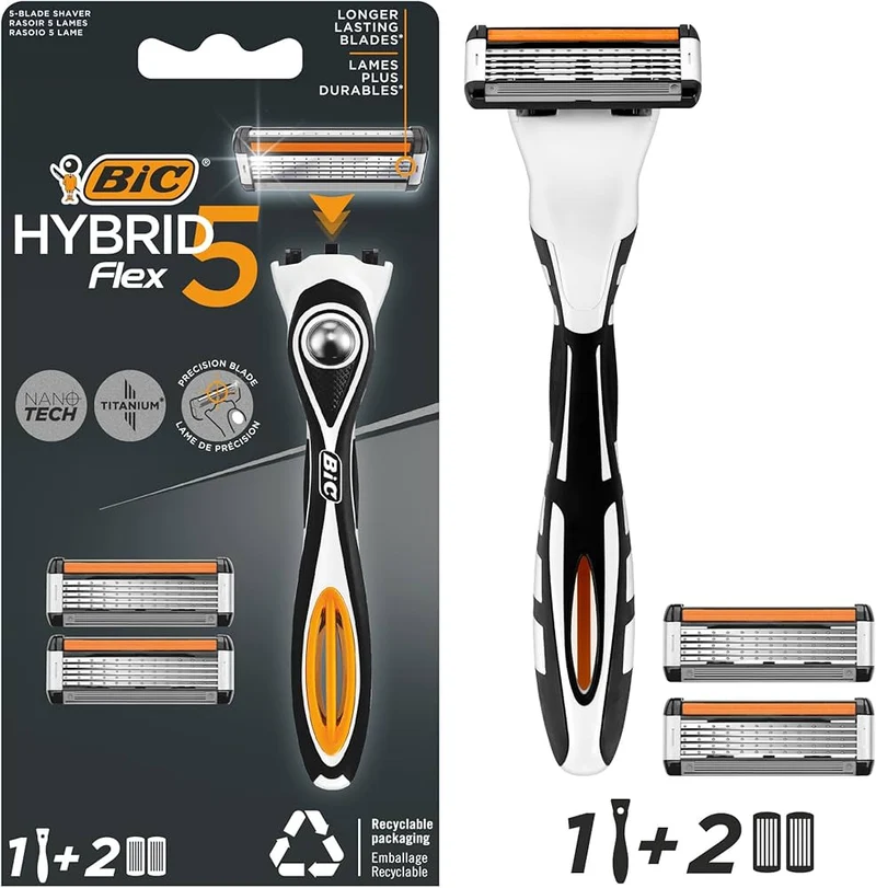 Bic Rasoio Hybrid5 +ric 2pz – Cartone 10 pz