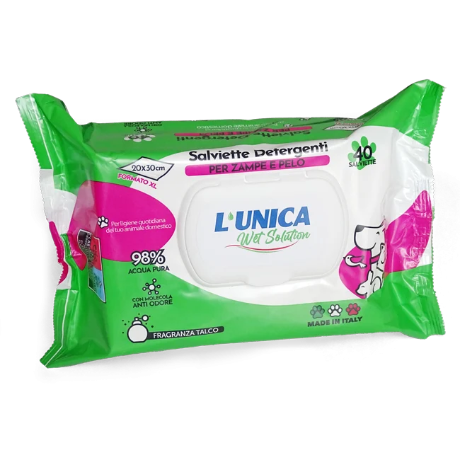 L'Unico Salviette Carta Igienica pz 40 – Cartone 24 pz