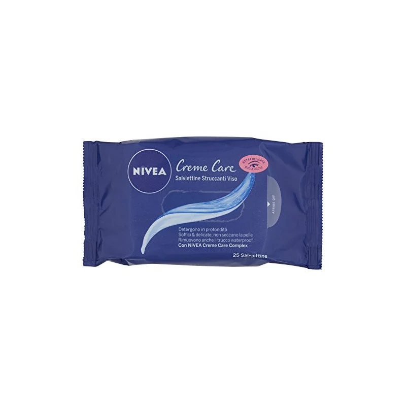 Nivea Salviette Strucc pz 25 Care – Cartone 6 pz