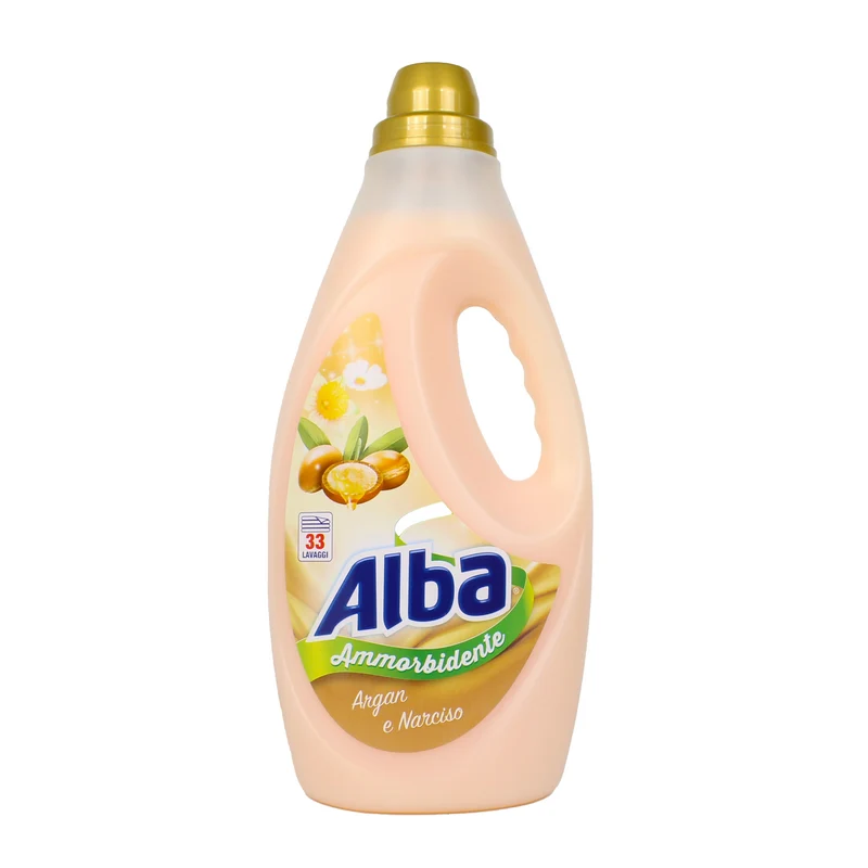 Alba Ammorbidente Concentrato 33 Lavaggi — Bucato Morbido e Profumato · Cartone da 8 confezioni