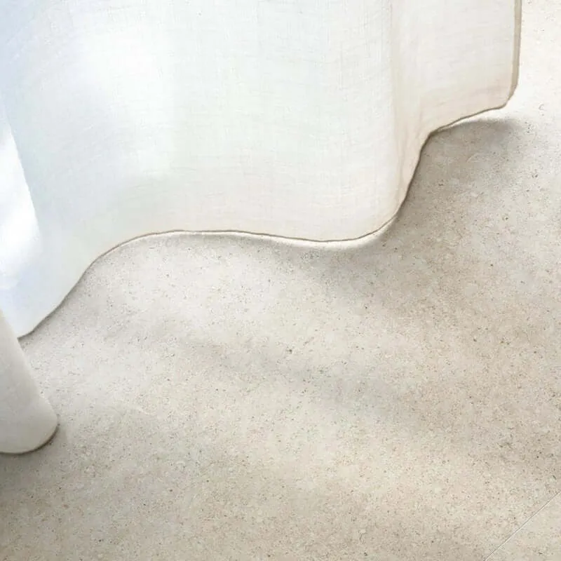 Gres Porcellanato Effetto Pietra Rettificato R+PTV 40x80 9mm White Fossil Sensi - Florim