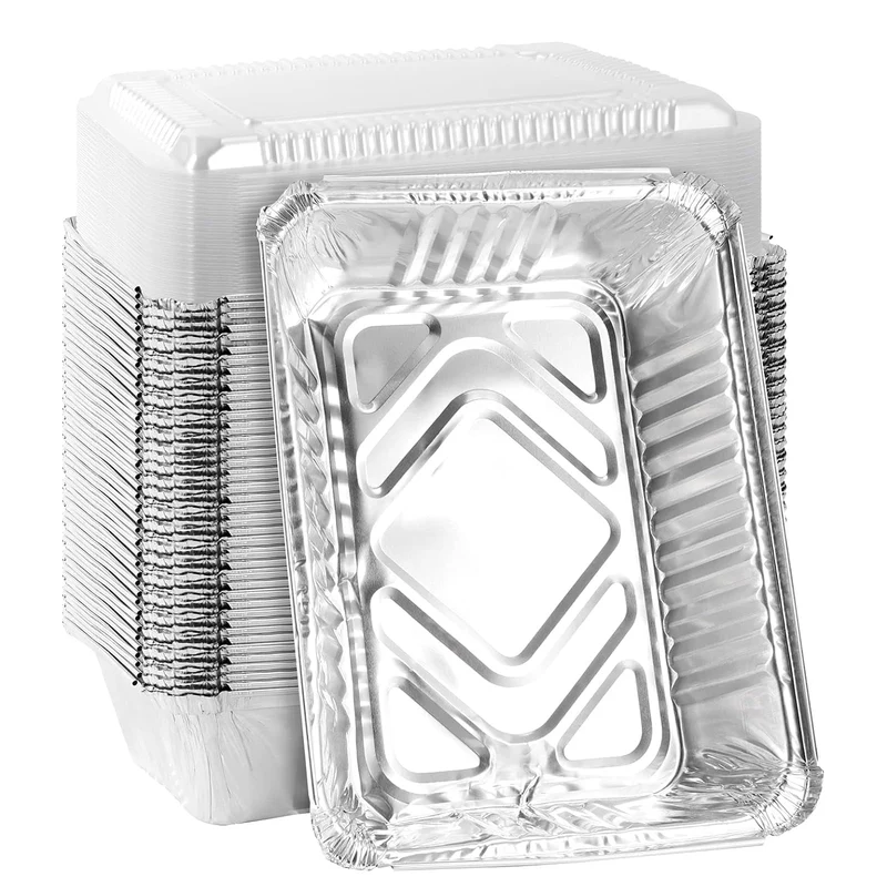 Foli'cont Alluminio Senza coperchio 2porz 3pz – Cartone 48 pz