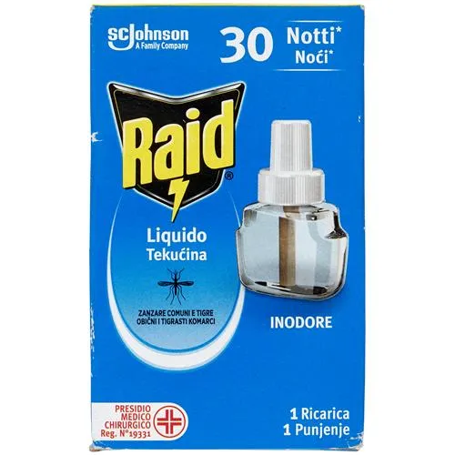 Raid 30notti Ricarica Liq 21ml – Cartone 24 pz