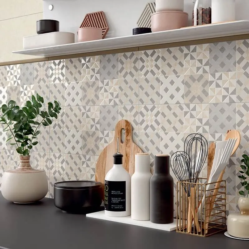 Rivestimento in Ceramica Effetto Pietra 20x50 Decoro Dust Master - Herberia