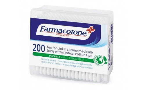 Farmacotone Bastoncini Biodegradabili pz 200 – Cartone 24 pz