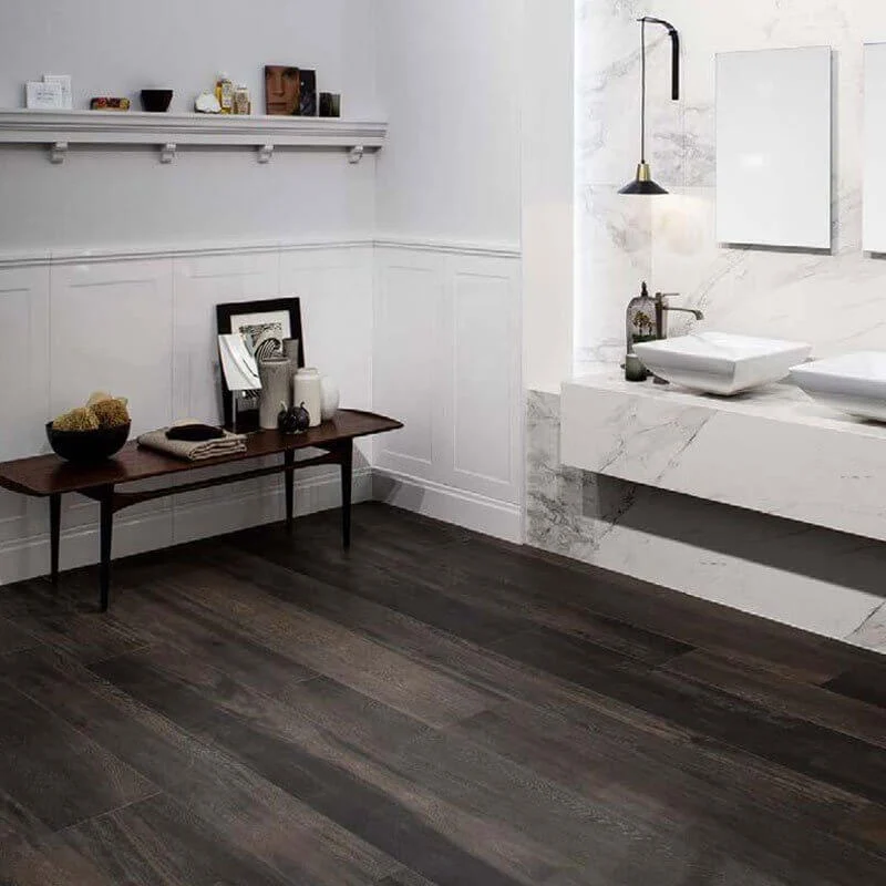 Gres Porcellanato Effetto Legno Naturale 20x120 9mm Brown Wooden Tile - Florim