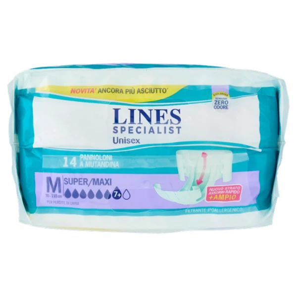 Lines Specialist Mutandina pz 12+2 Media – Cartone 4 pz