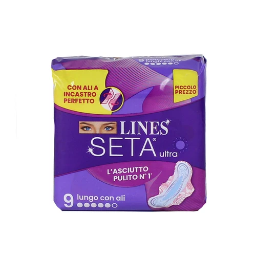 Lines Seta Ultra pz 8 Notte C/ali – Cartone 24 pz