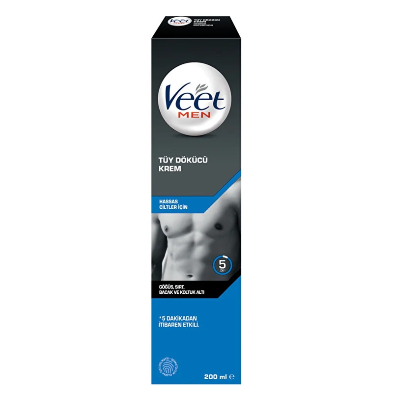 Veet For-men Crema Depil 200ml Sensib – Cartone 6 pz