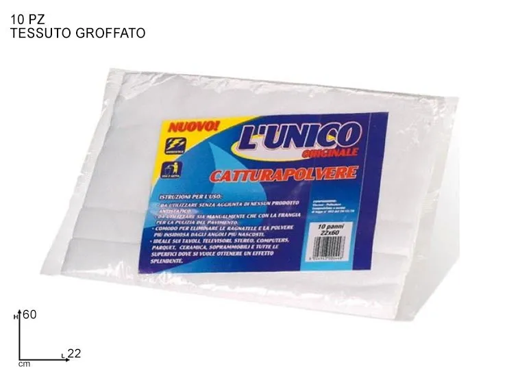 L'Unico Cattura Polvere 22x60 pz 10 – Cartone 40 pz