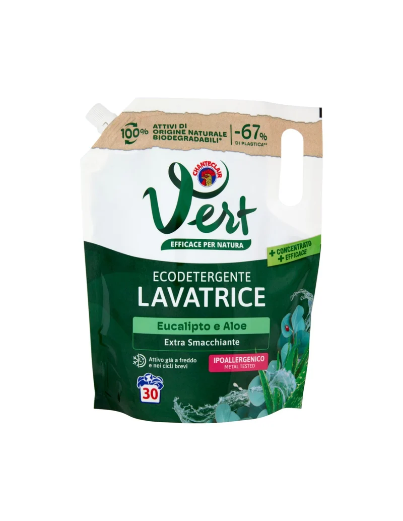 Chanteclair Clair Lavaggi Vert Ecoric 1200ml Aloe&euc – Cartone 8 pz