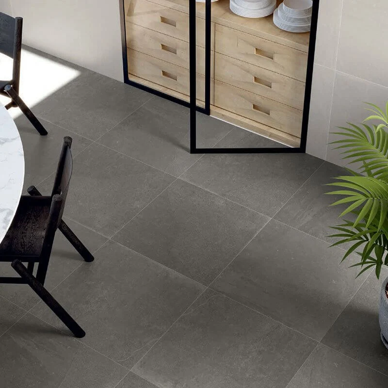 Gres Porcellanato Effetto Pietra Rettificato Grip 30x60 9.5mm Etna Lava - Herberia