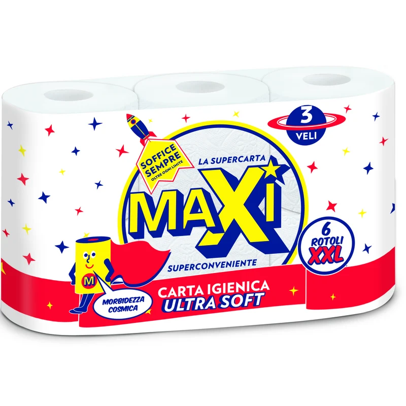 Maxi Igienica pz 6 XXL 3veli – Cartone 10 pz