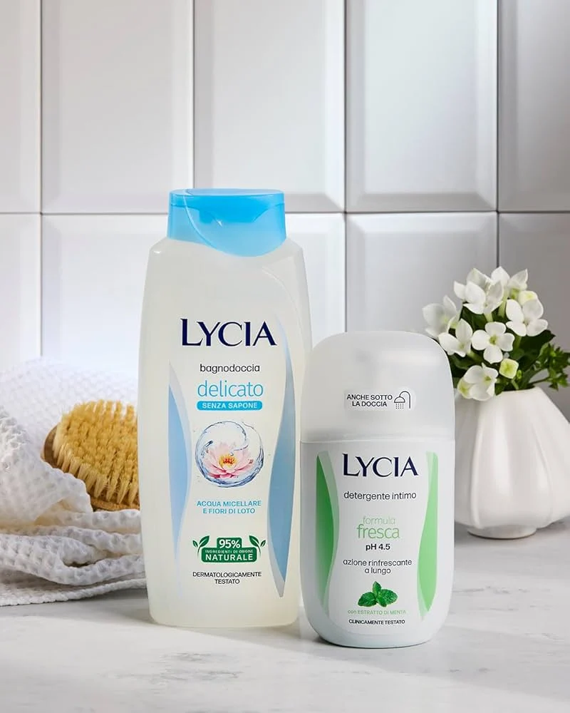 Lycia Bagnoschiuma 750 ml — Doccia Gel · Cartone da 6 confezioni
