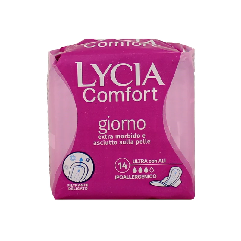 Lycia Assorbenti Ultra pz 14 con Ali – Cartone 24 pz