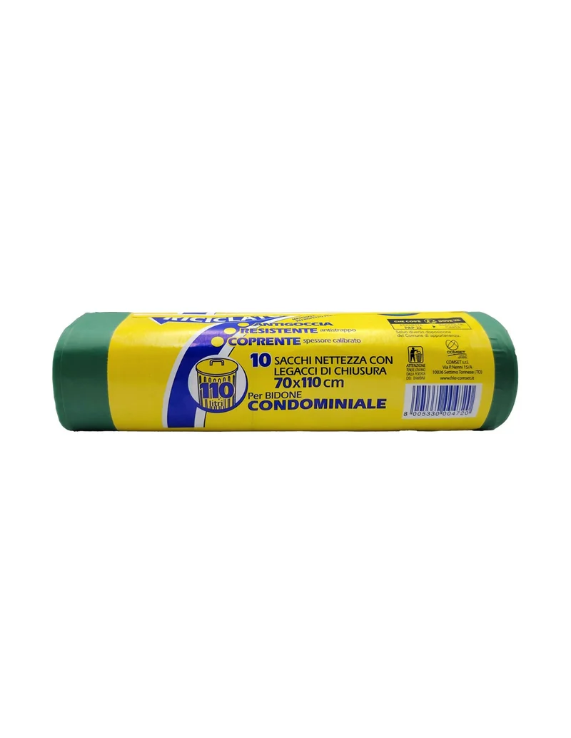 Frio Sacco Superbag Spazzolino 70x110 pz 10 Verde – Cartone 25 pz