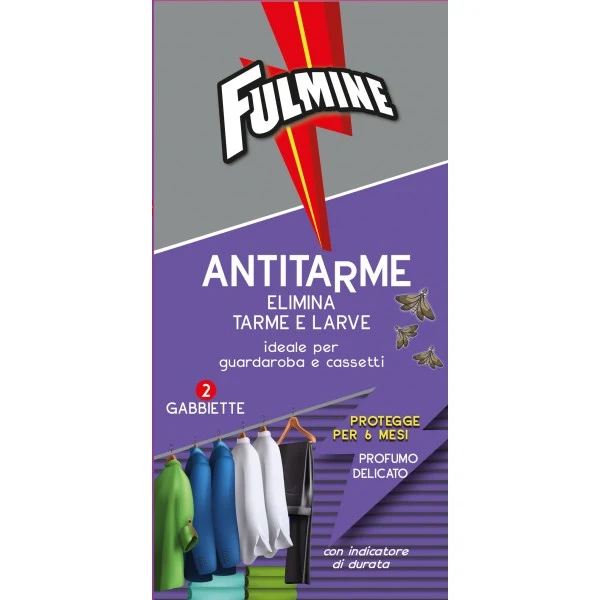Fulmine Antitarme 2pz Lavanda – Cartone 12 pz