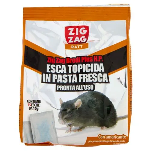 Zig-Zag Esca Topicida in Pasta Fresca pz 15 150gr – Cartone 12 pz