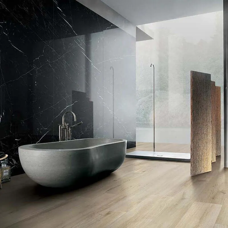 Gres Porcellanato Effetto Legno Rettificato Grip 20x120 9mm Amande Planches De Rex - Florim
